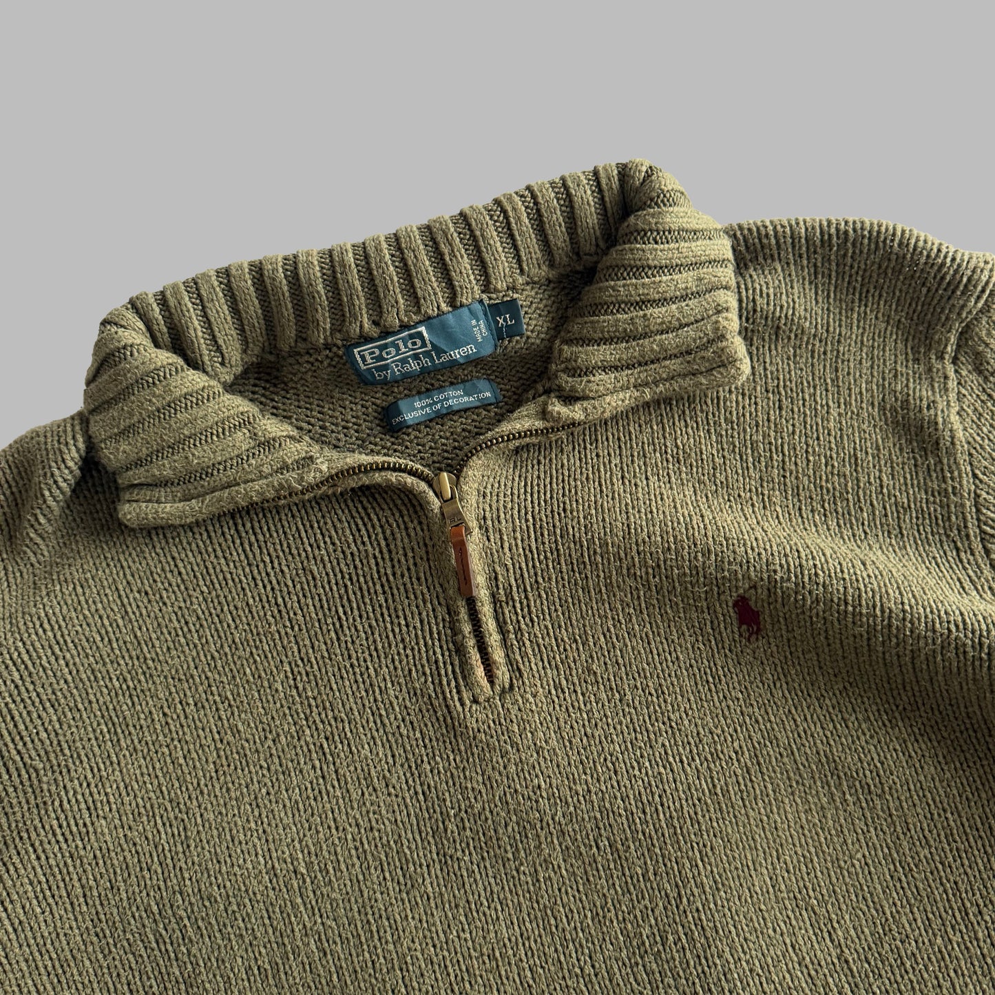 90s Polo Ralph Lauren Quarter Zip - XL