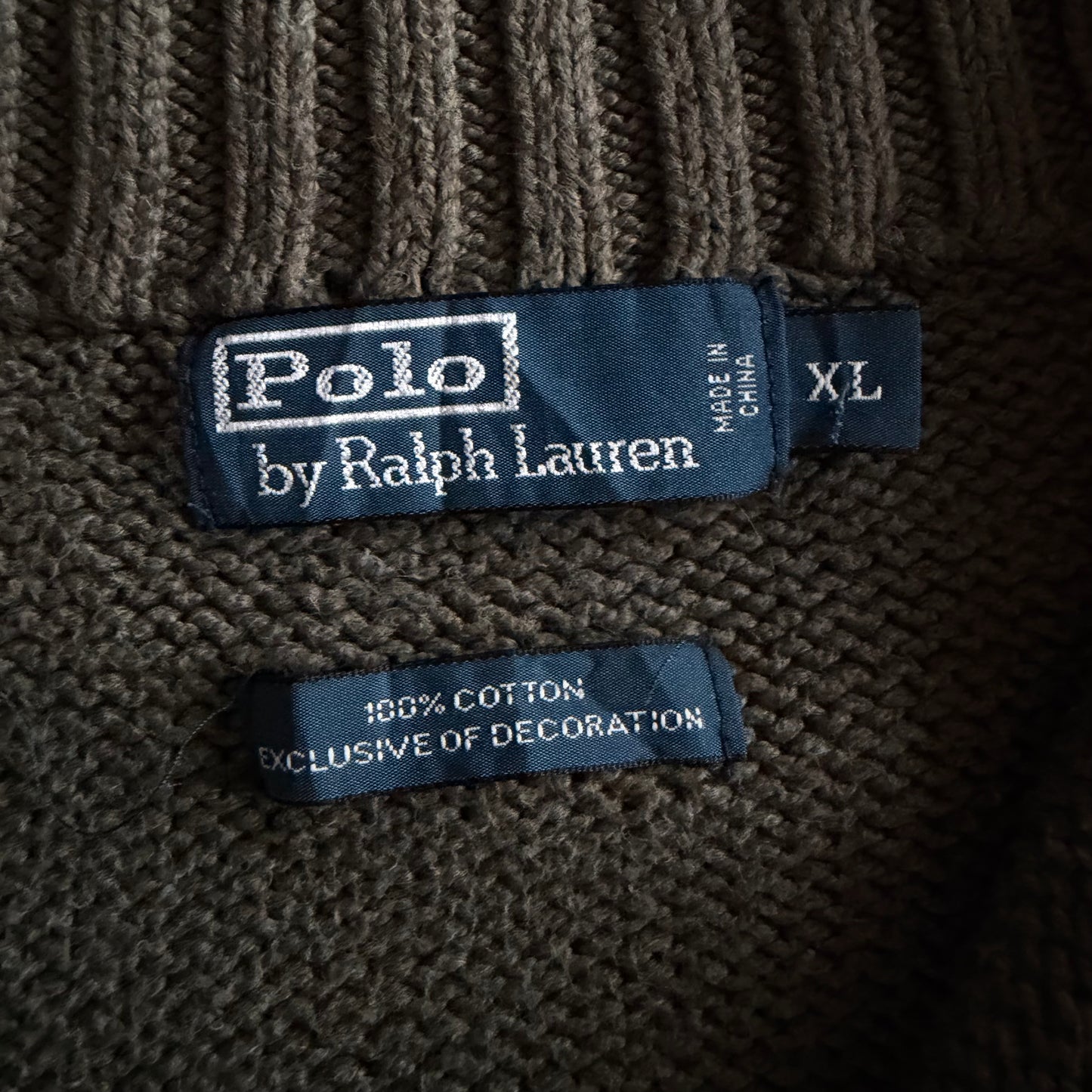 90s Polo Ralph Lauren Quarter Zip - XL