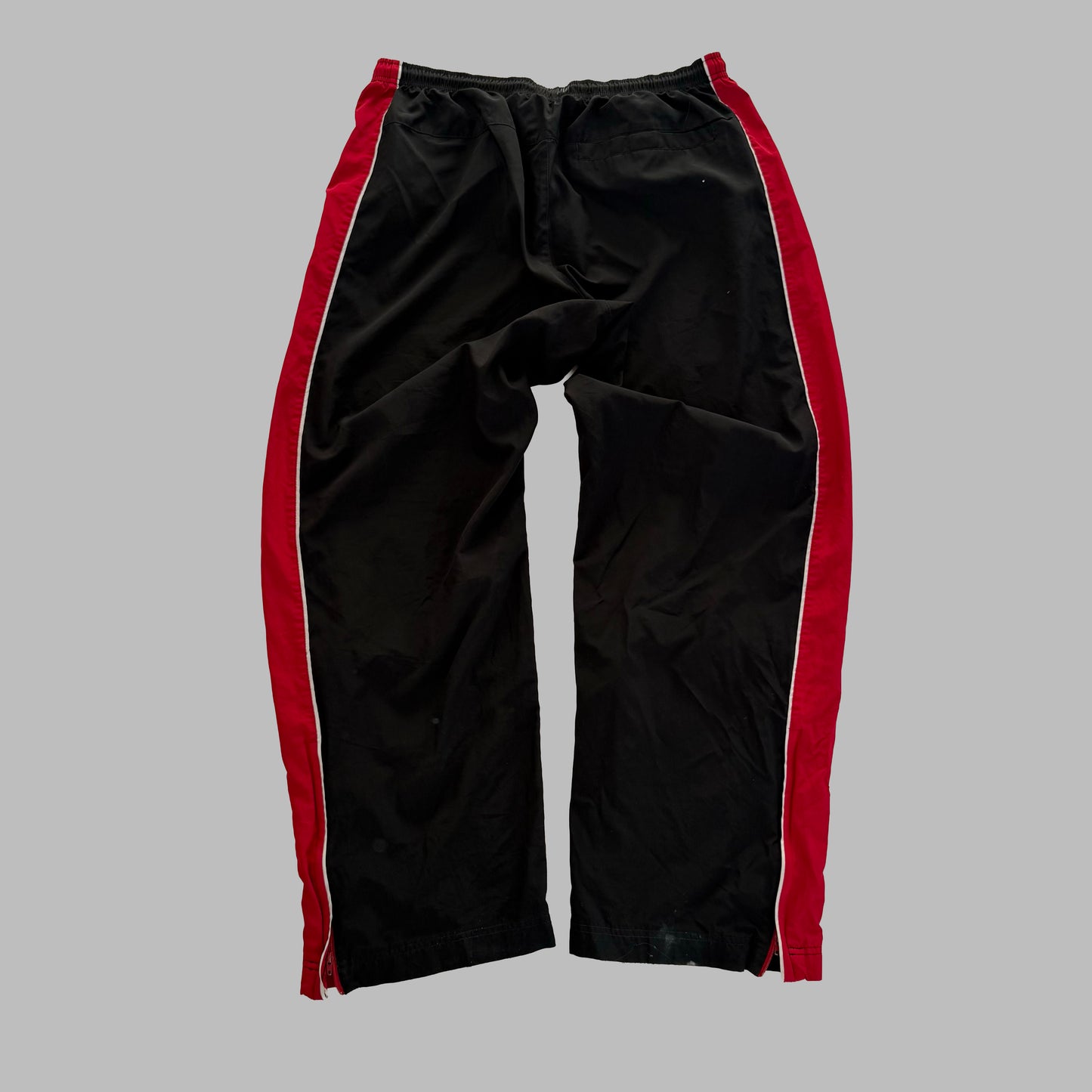 Y2K Nike Wide Leg Striped Track Pants - XL
