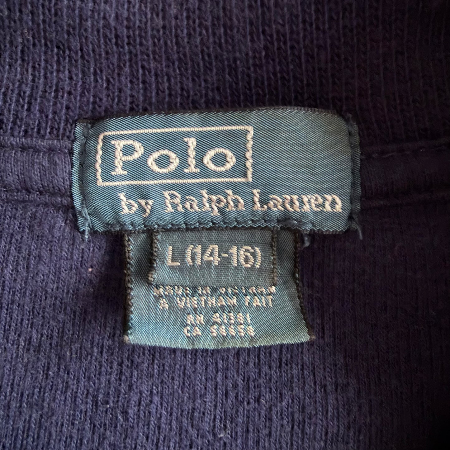 90s Polo Ralph Lauren Quarter Zip - S
