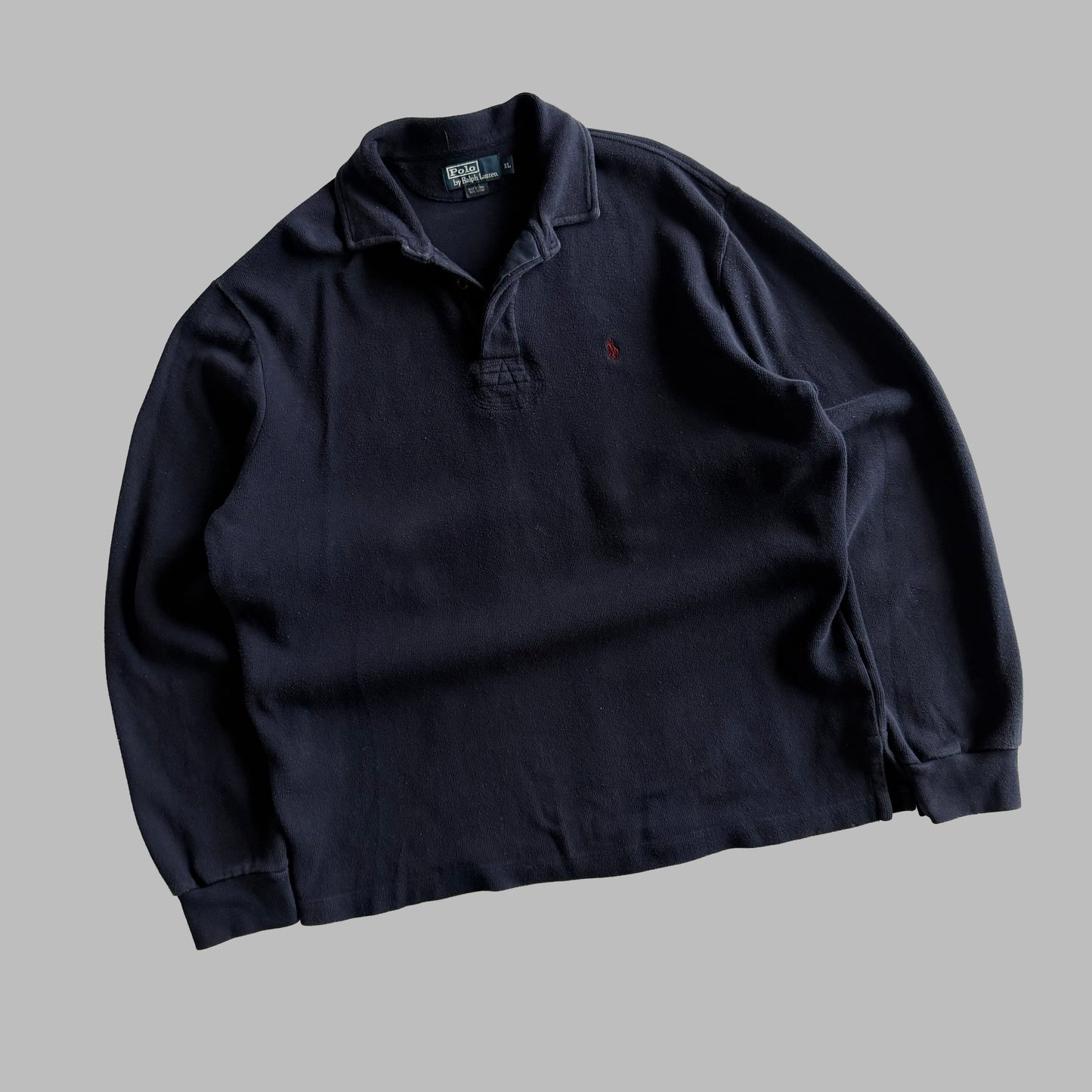90s Polo Ralph Lauren Henley Knit - XL