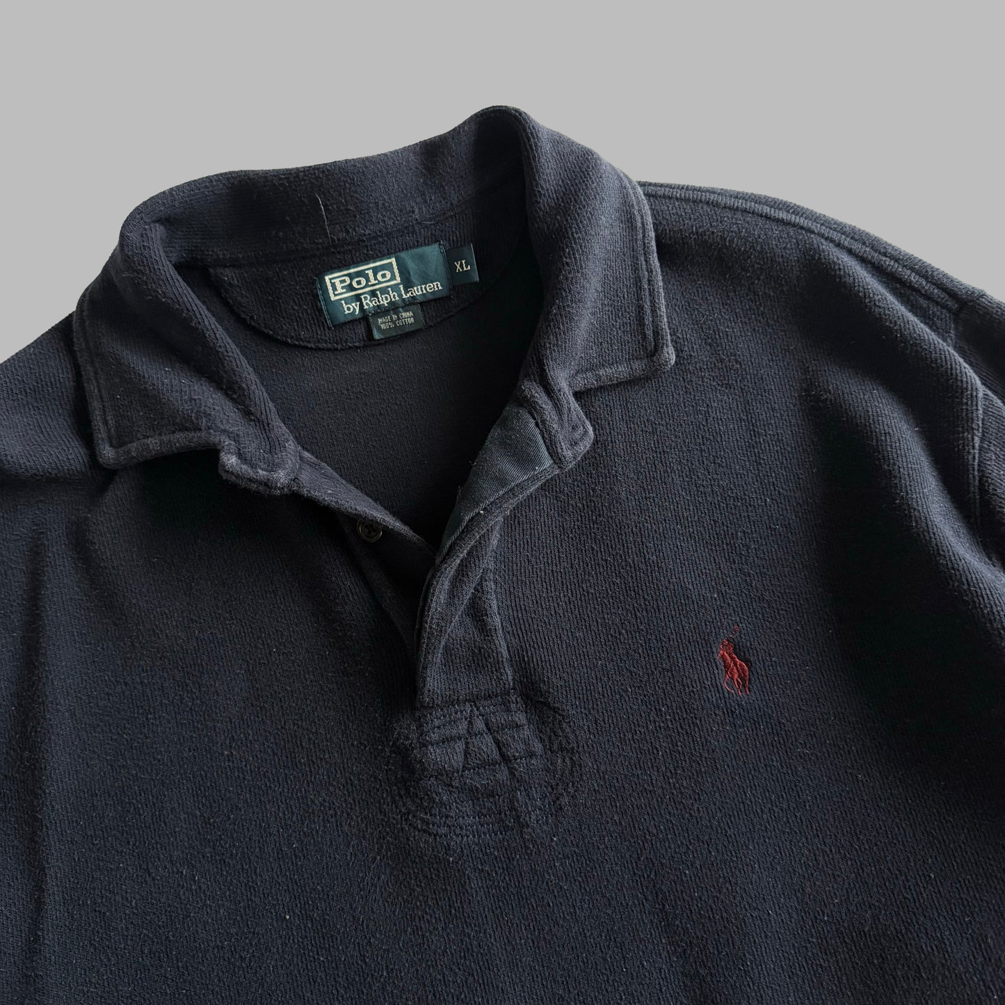 90s Polo Ralph Lauren Henley Knit - XL