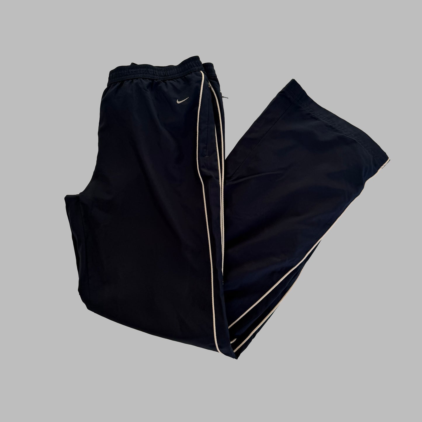 Y2K Nike Wide Leg Striped Pants - M