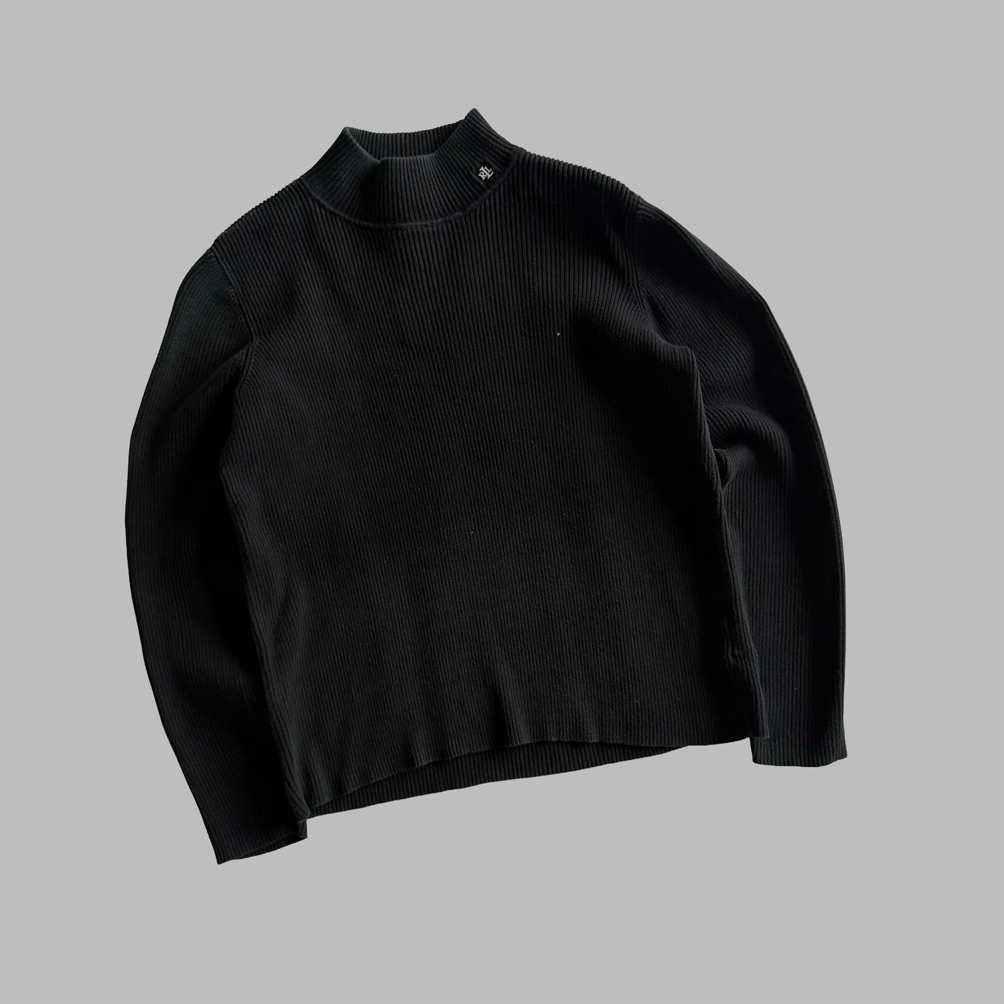 Y2K Polo Ralph Lauren Ribbed Knit - L