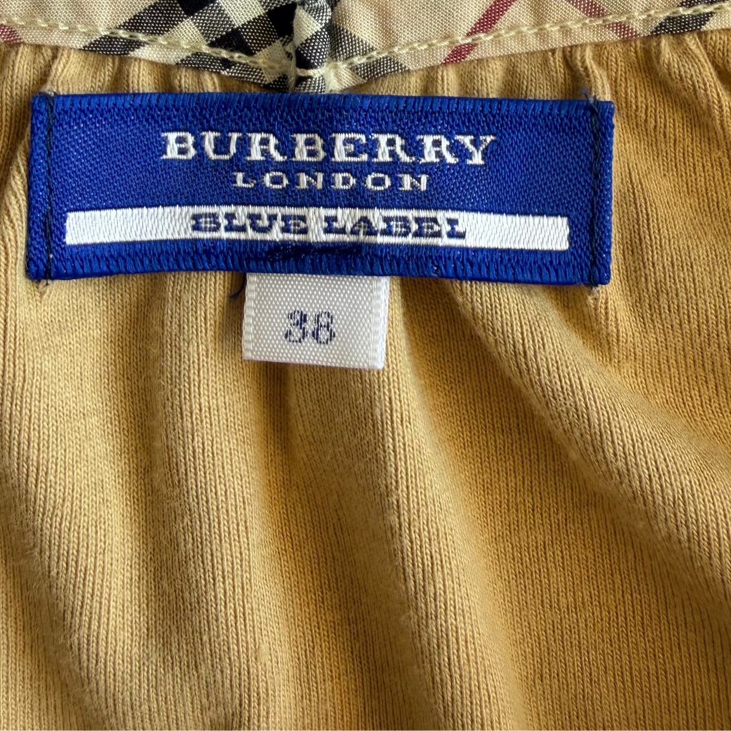 00s Burberry Wide Neck Top - Medium