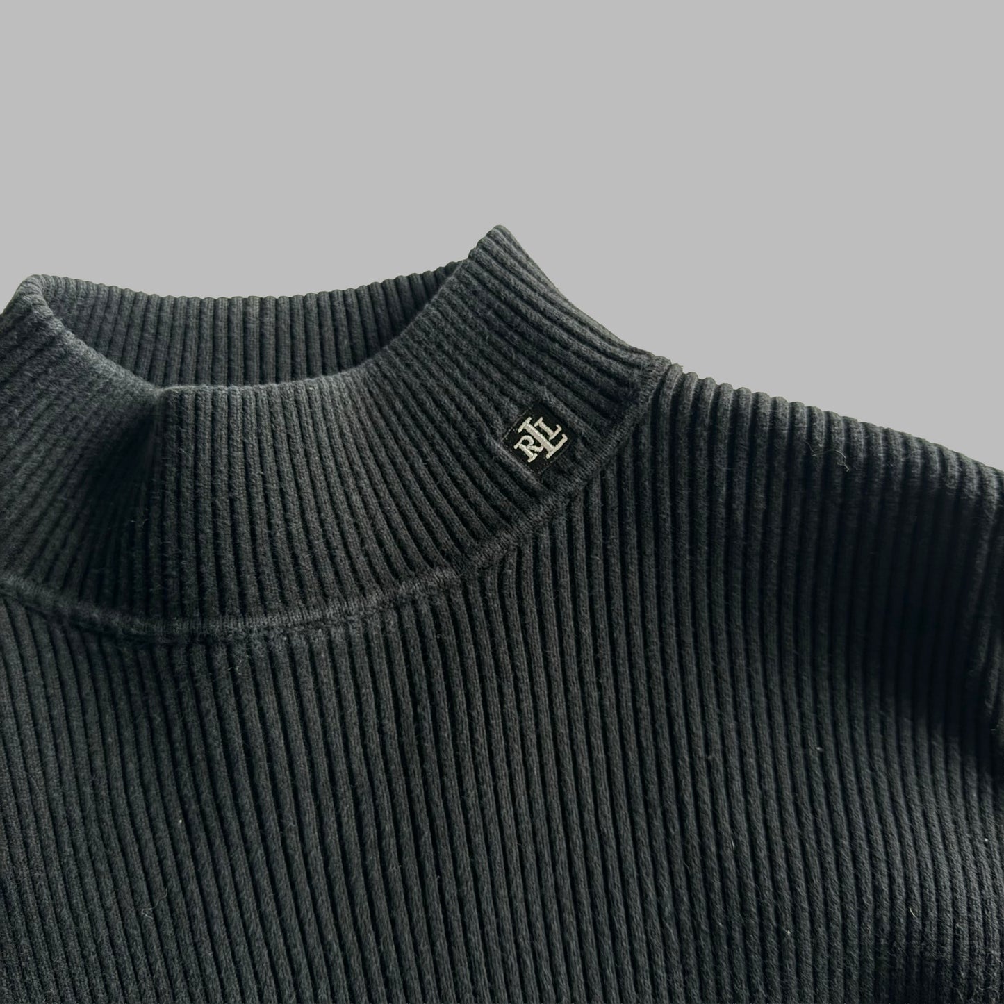 Y2K Polo Ralph Lauren Ribbed Knit - L