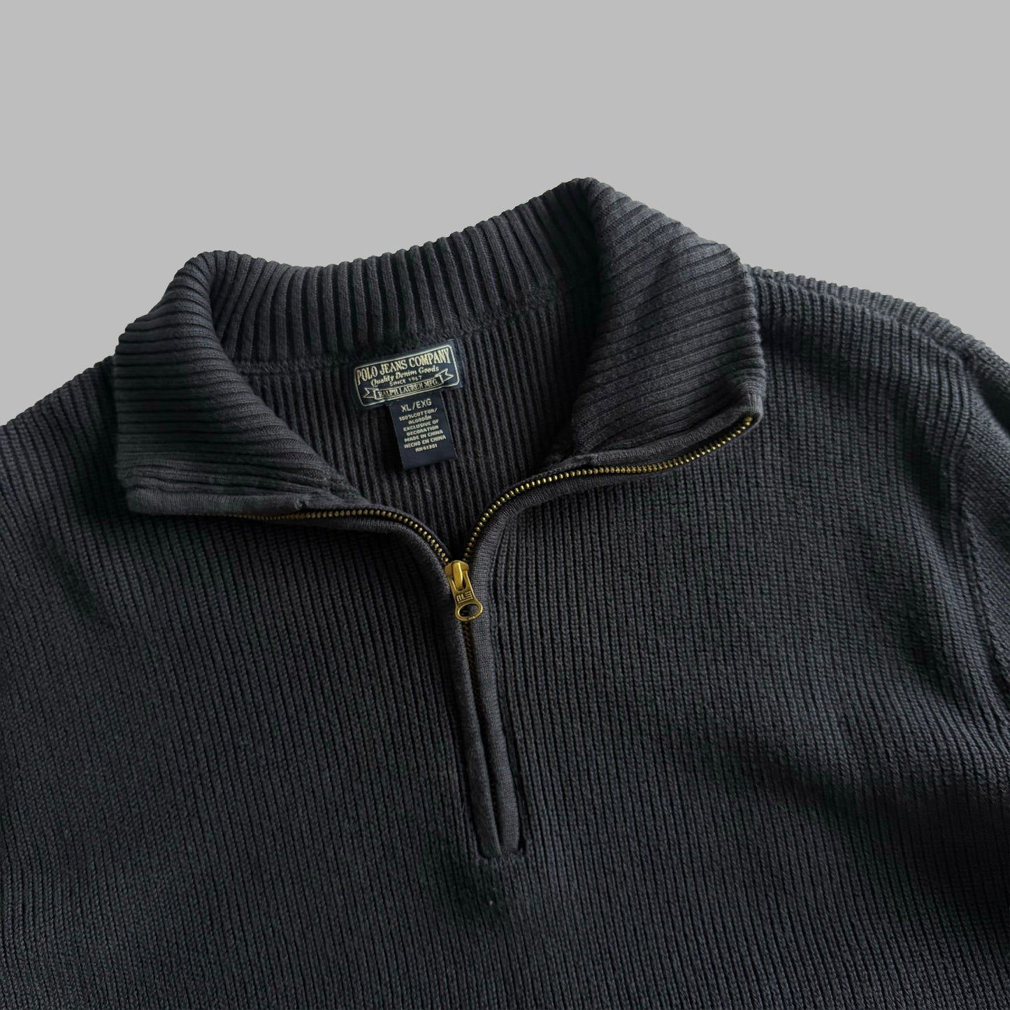 Y2K Ralph Lauren Polo Jeans Quarter Zip - XL