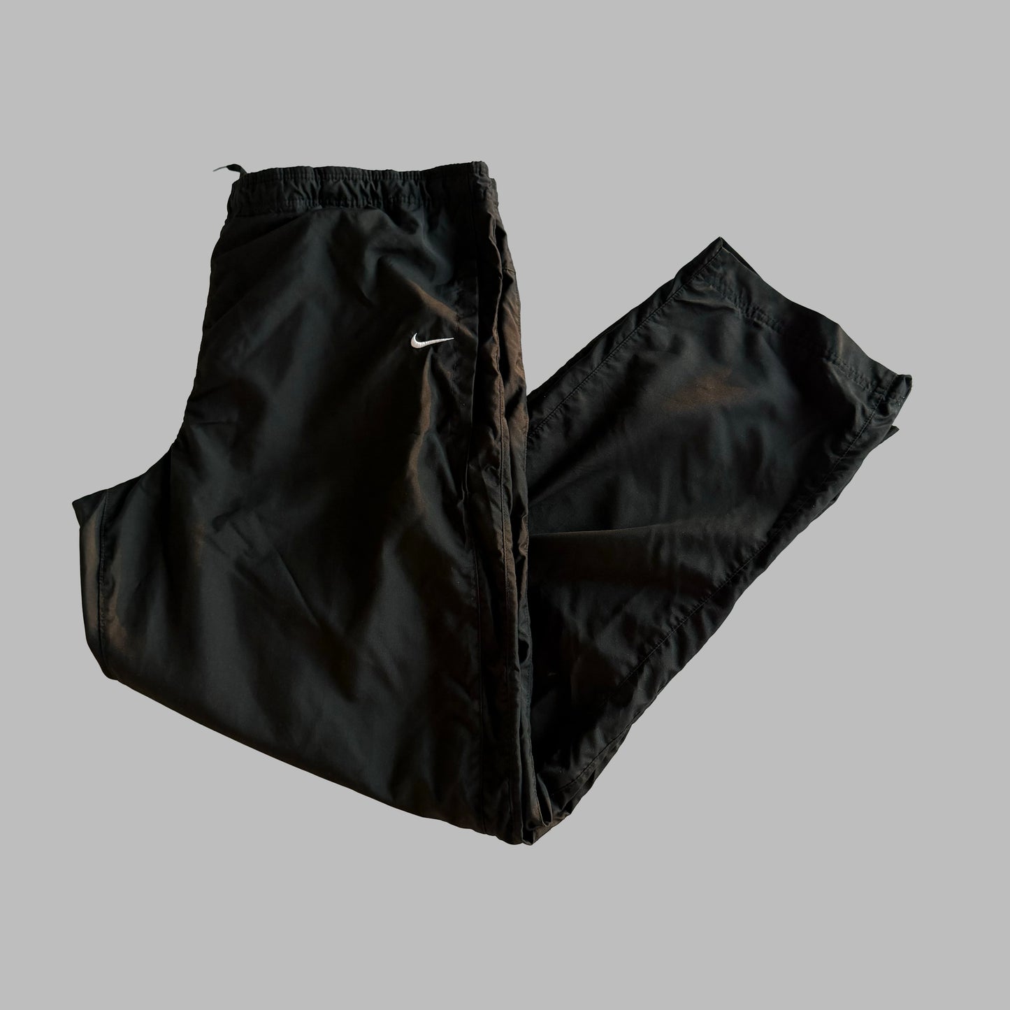 Y2K Nike Wide Leg Classic Track Pants - L
