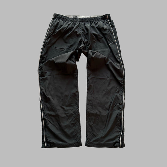 Y2K Nike Wide Leg Striped Track Pants - XL