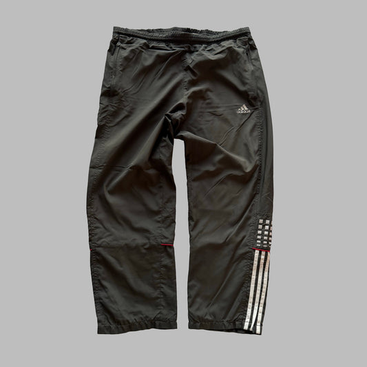 Y2K Adidas Minimal Wide Leg Track Pants - S