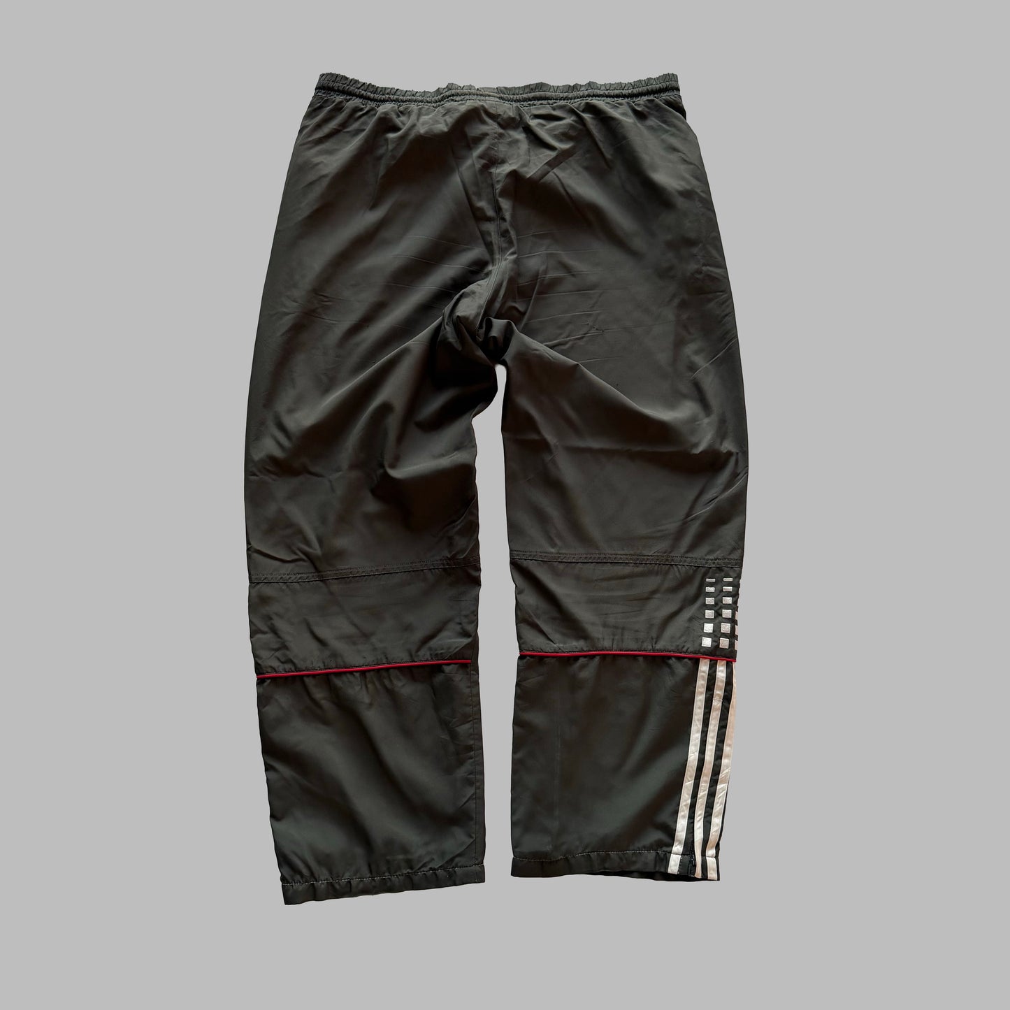 Y2K Adidas Minimal Wide Leg Track Pants - S