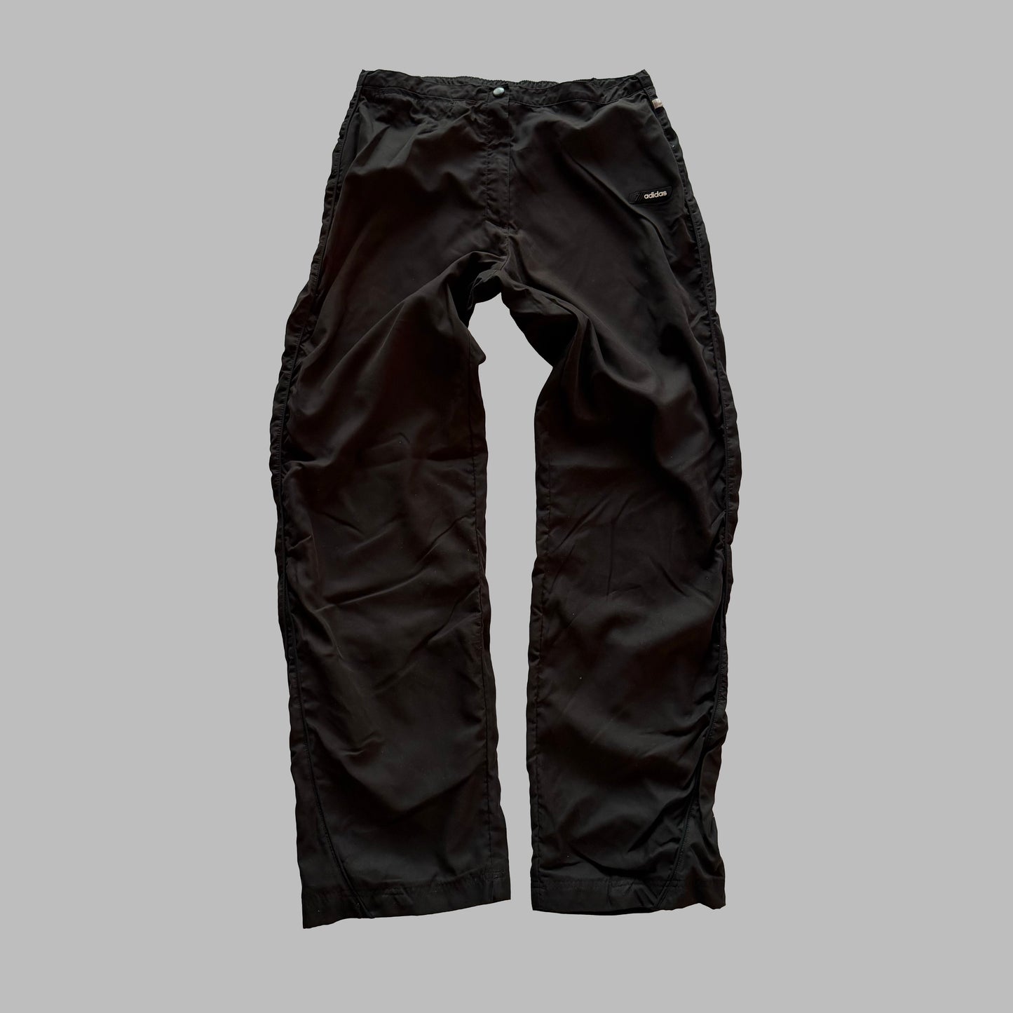 Y2K Adidas Minimal Straight Leg Track Pants - S