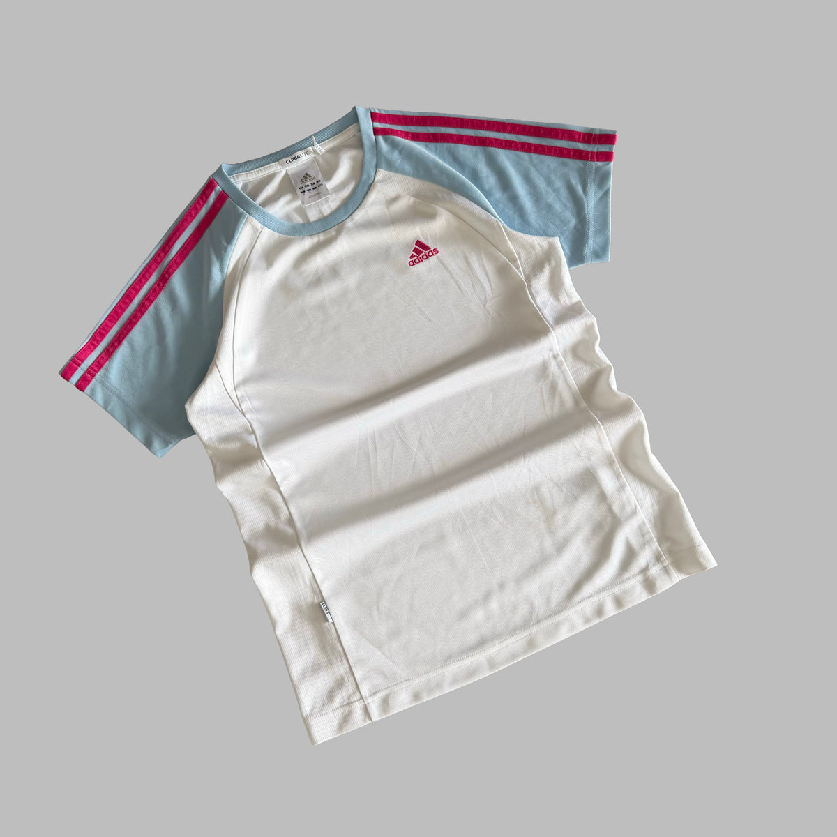 Y2K Adidas Raglan Activewear Top - L