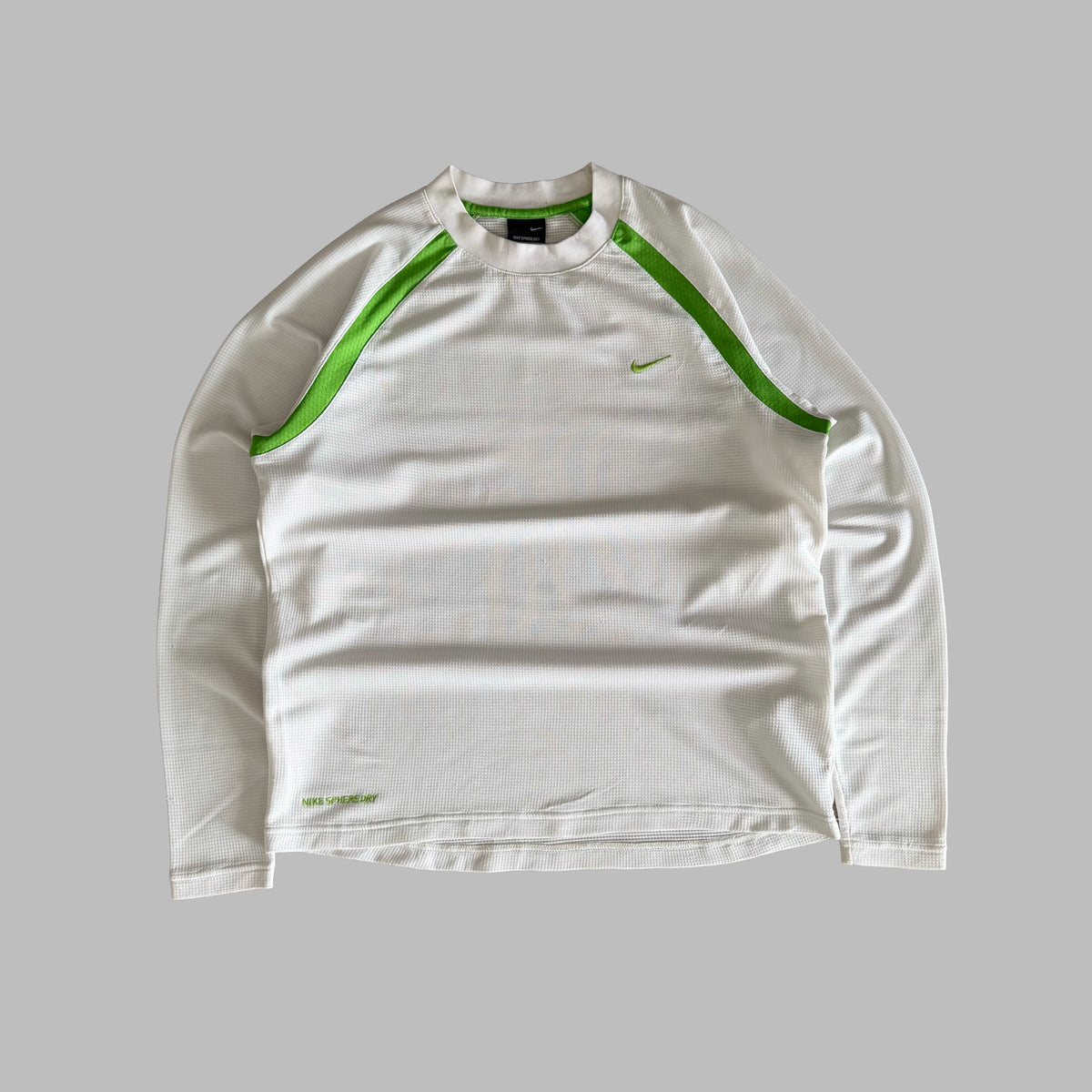 Y2K Nike Lightweight Activewear Long Sleeve Top - M