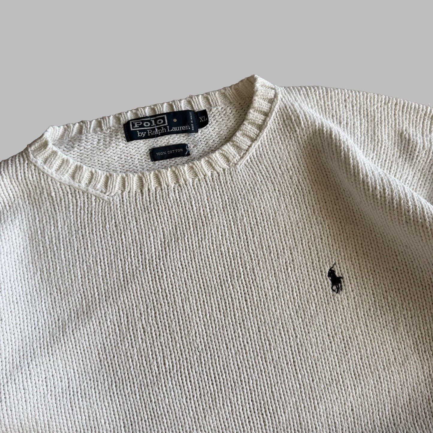 90s Polo Ralph Lauren Heavy Knit - XL