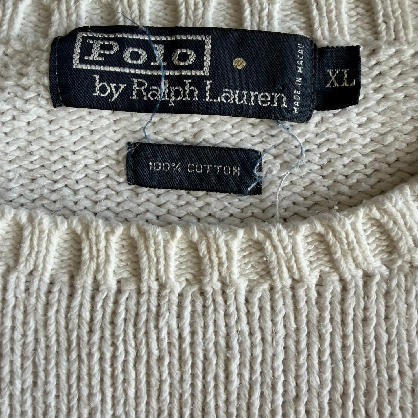 90s Polo Ralph Lauren Heavy Knit - XL