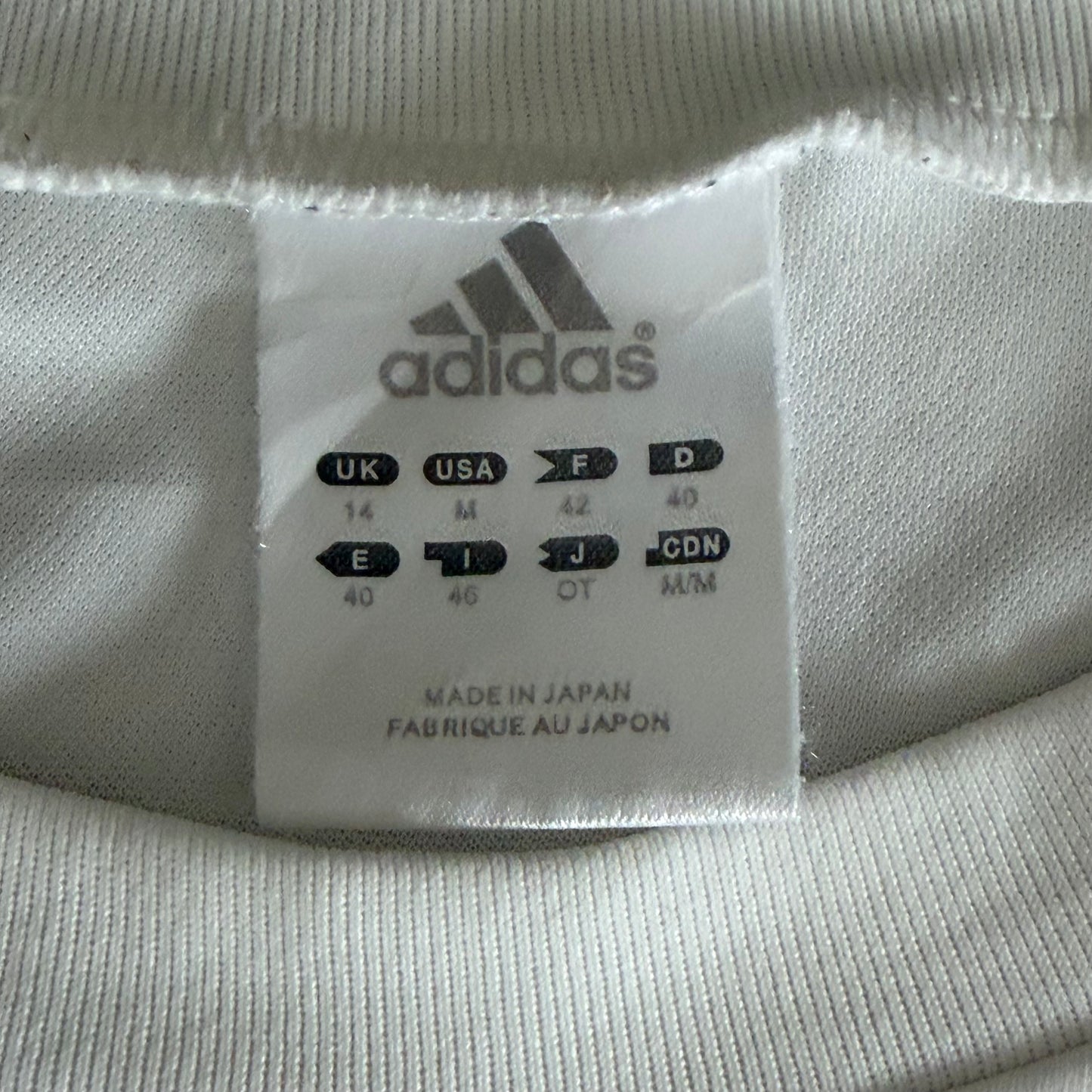 Y2K Adidas Striped Long Sleeve Top - L