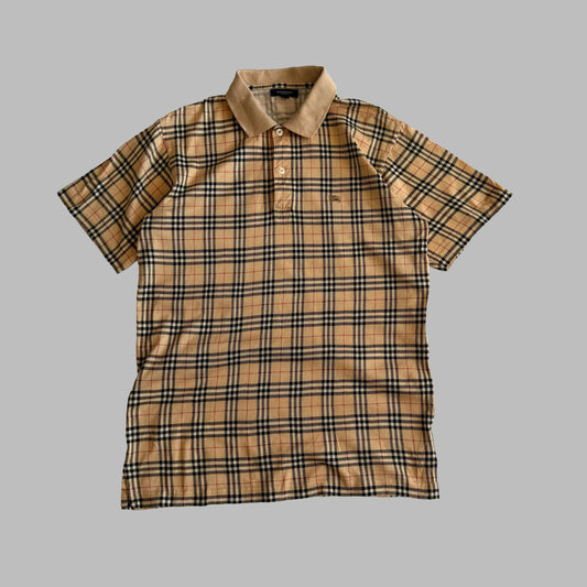 00s Burberry Polo Shirt - Large