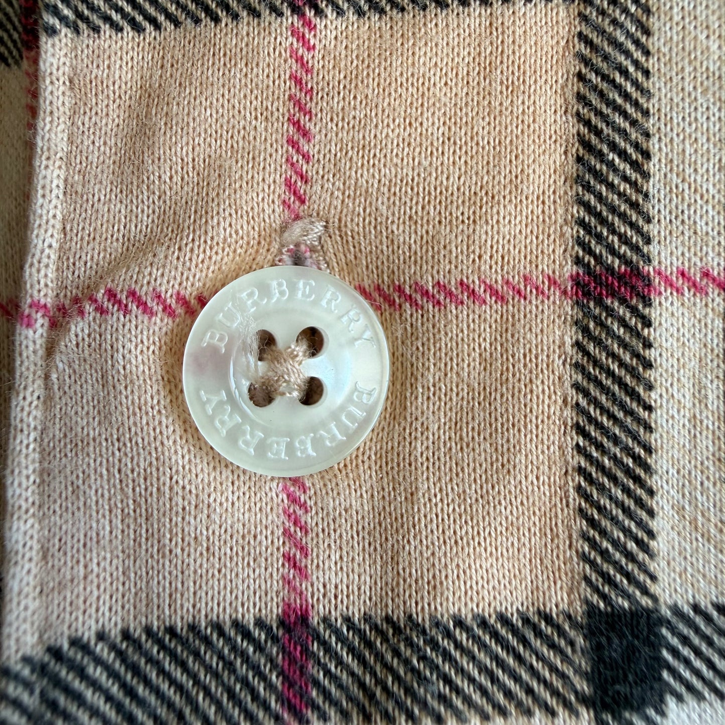 00s Burberry Polo Shirt - Large
