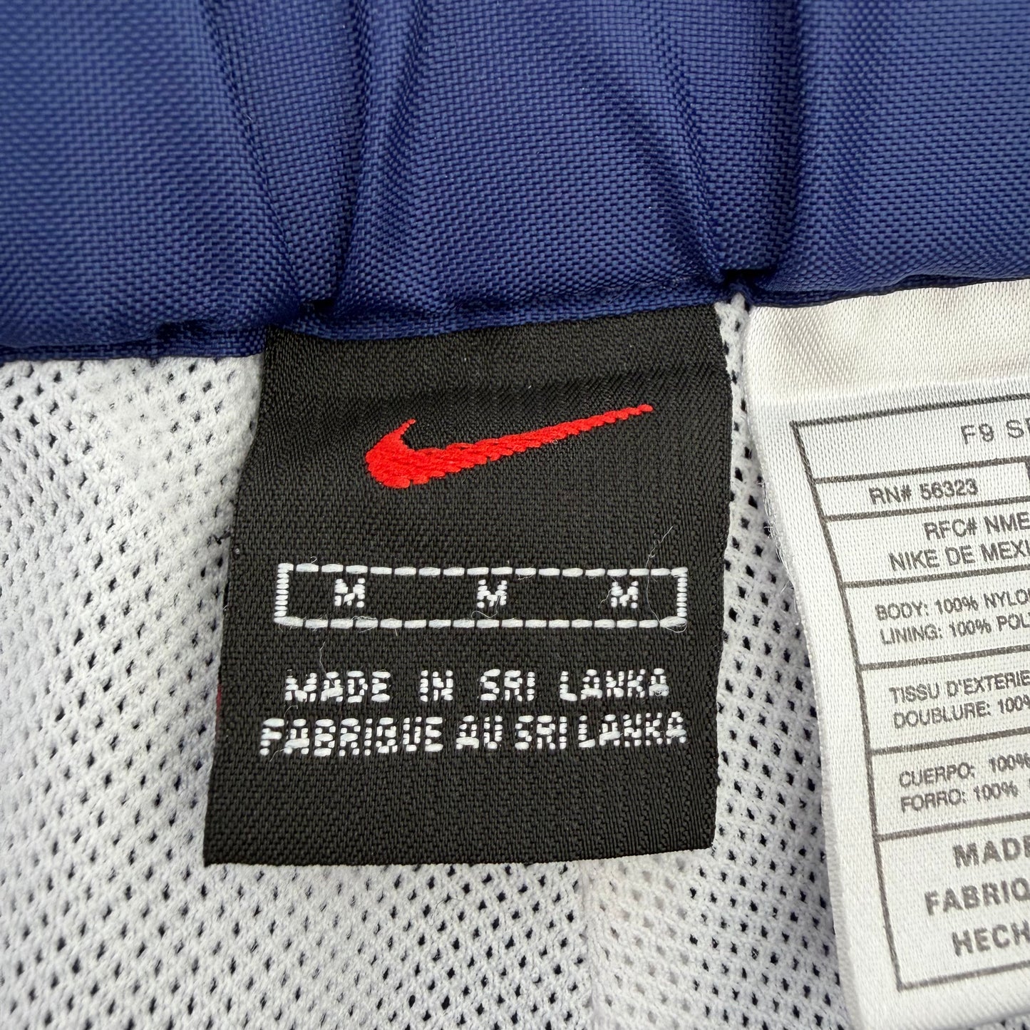 90s Nike Wide Leg Striped Pants - M