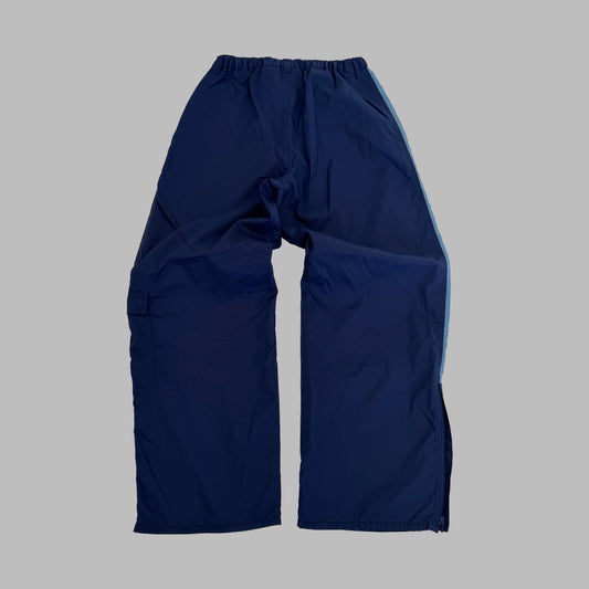 90s Nike Wide Leg Striped Pants - M