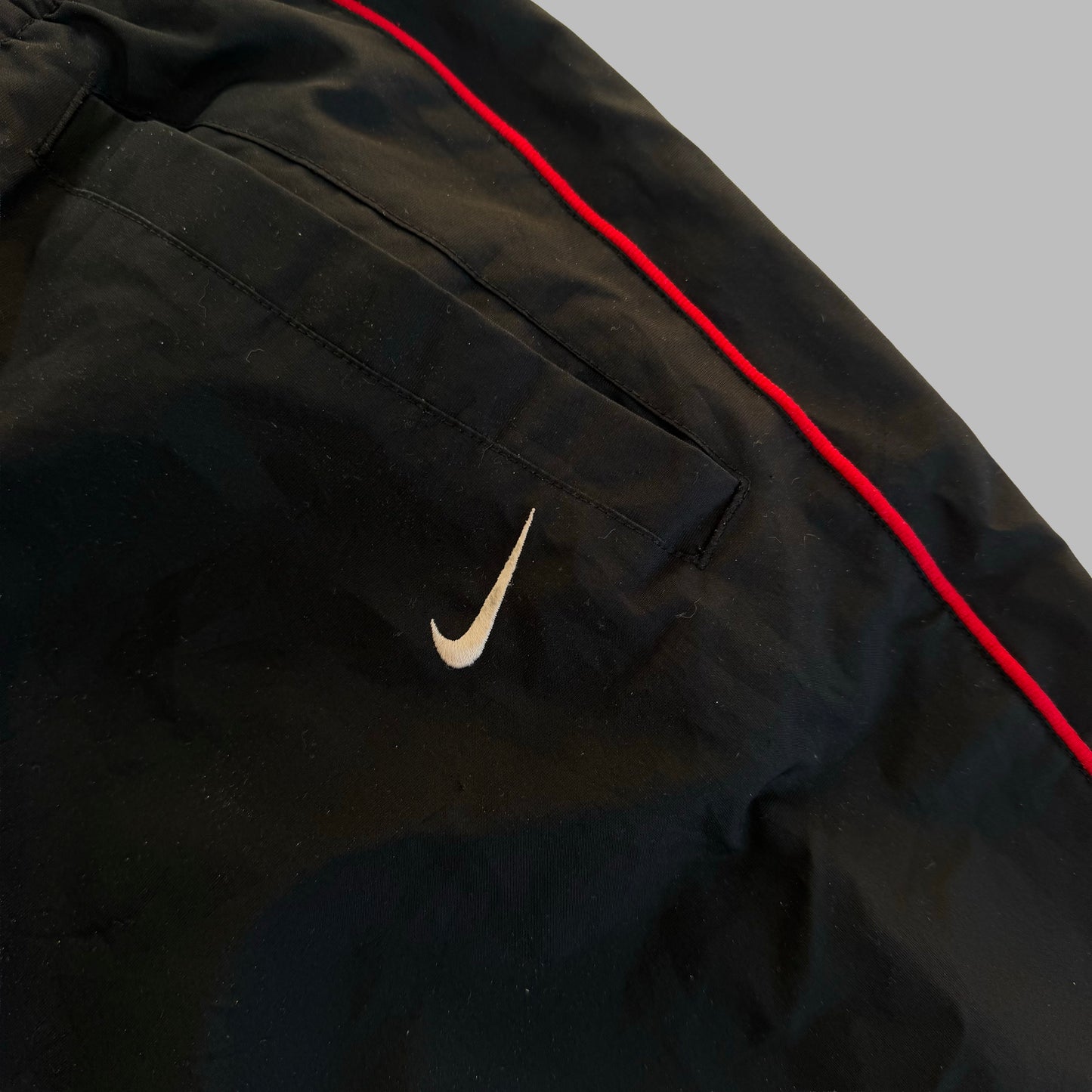 Y2K Nike Wide Leg Striped Track Pants - XXL