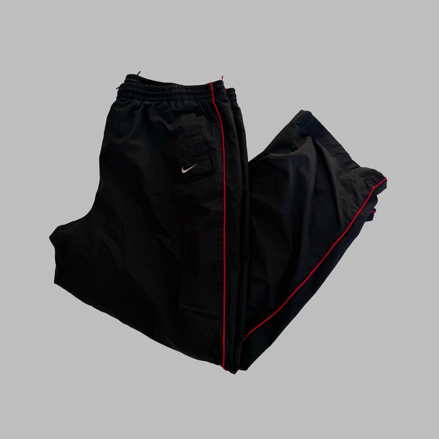 Y2K Nike Wide Leg Striped Track Pants - XXL