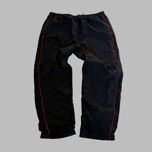Y2K Nike Wide Leg Striped Track Pants - XXL