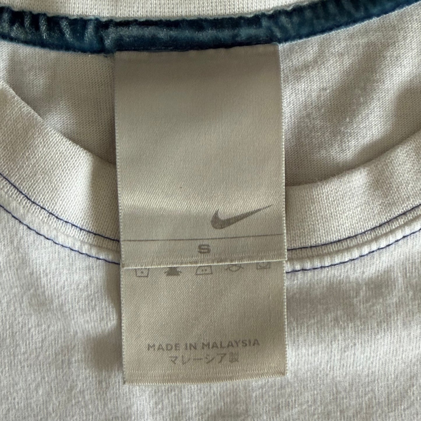 Y2K Nike Spell Out Baby Tee - M