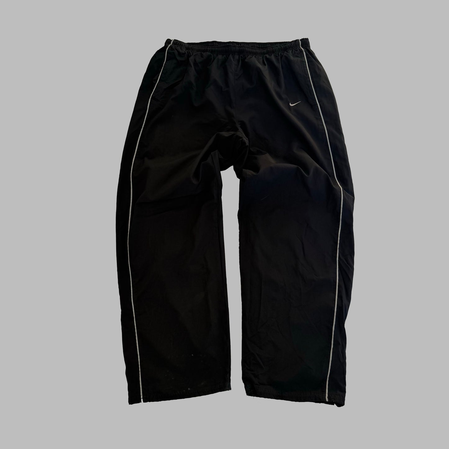 Y2K Nike Wide Leg Striped Track Pants - XL