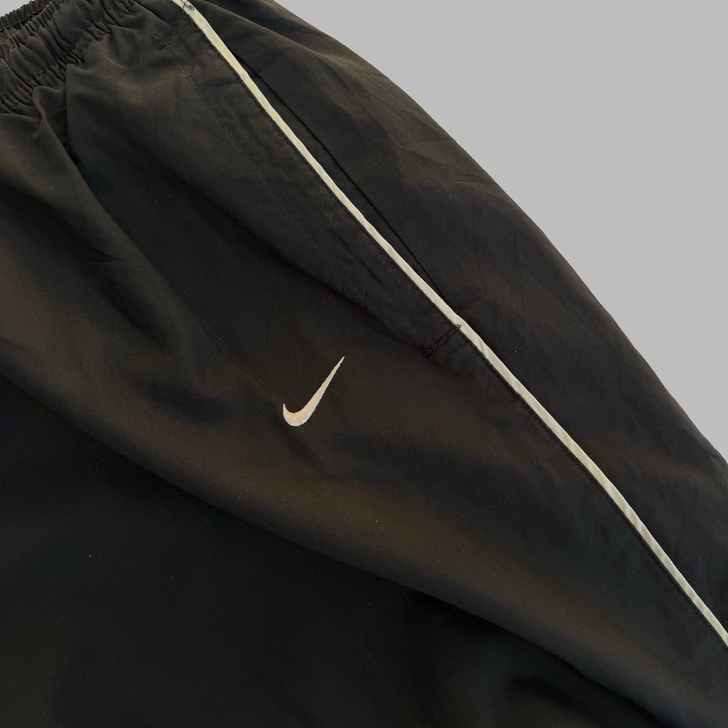 Y2K Nike Wide Leg Striped Track Pants - XL