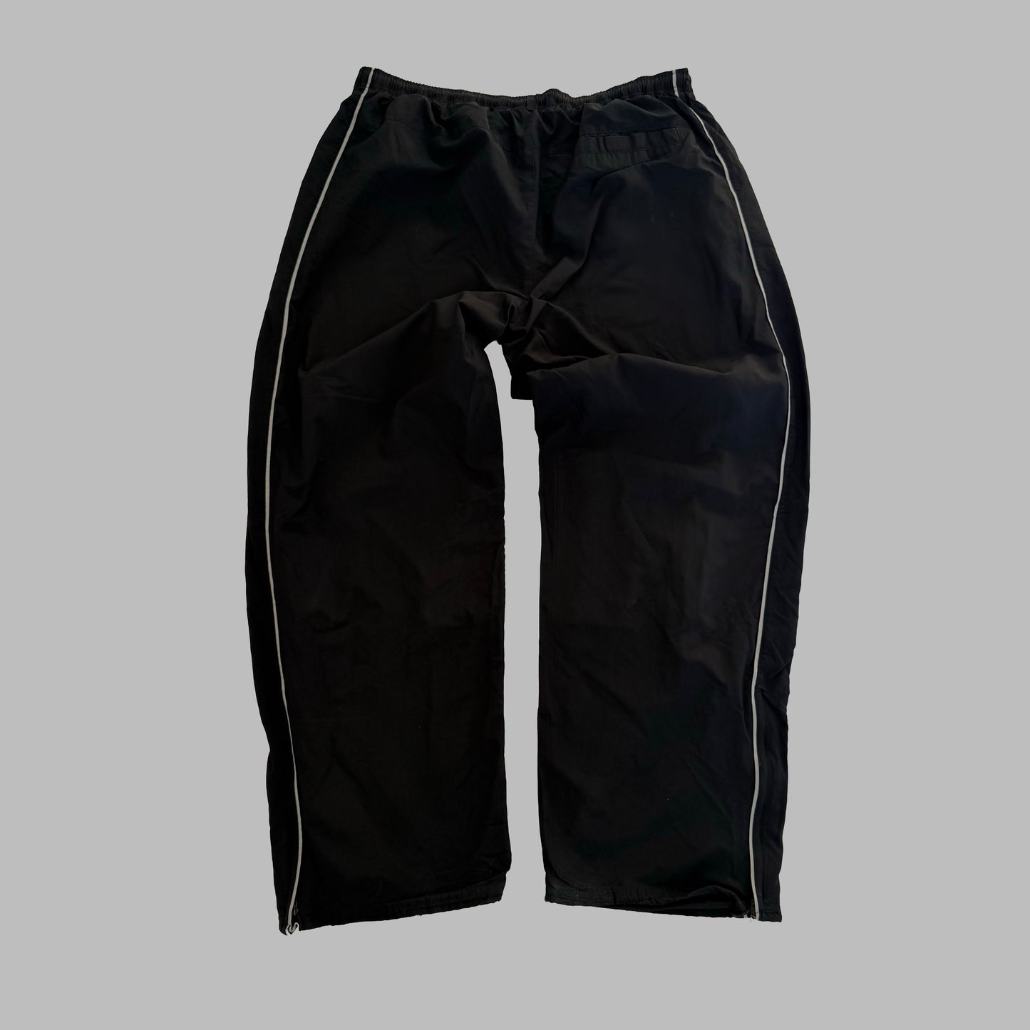 Y2K Nike Wide Leg Striped Track Pants - XL
