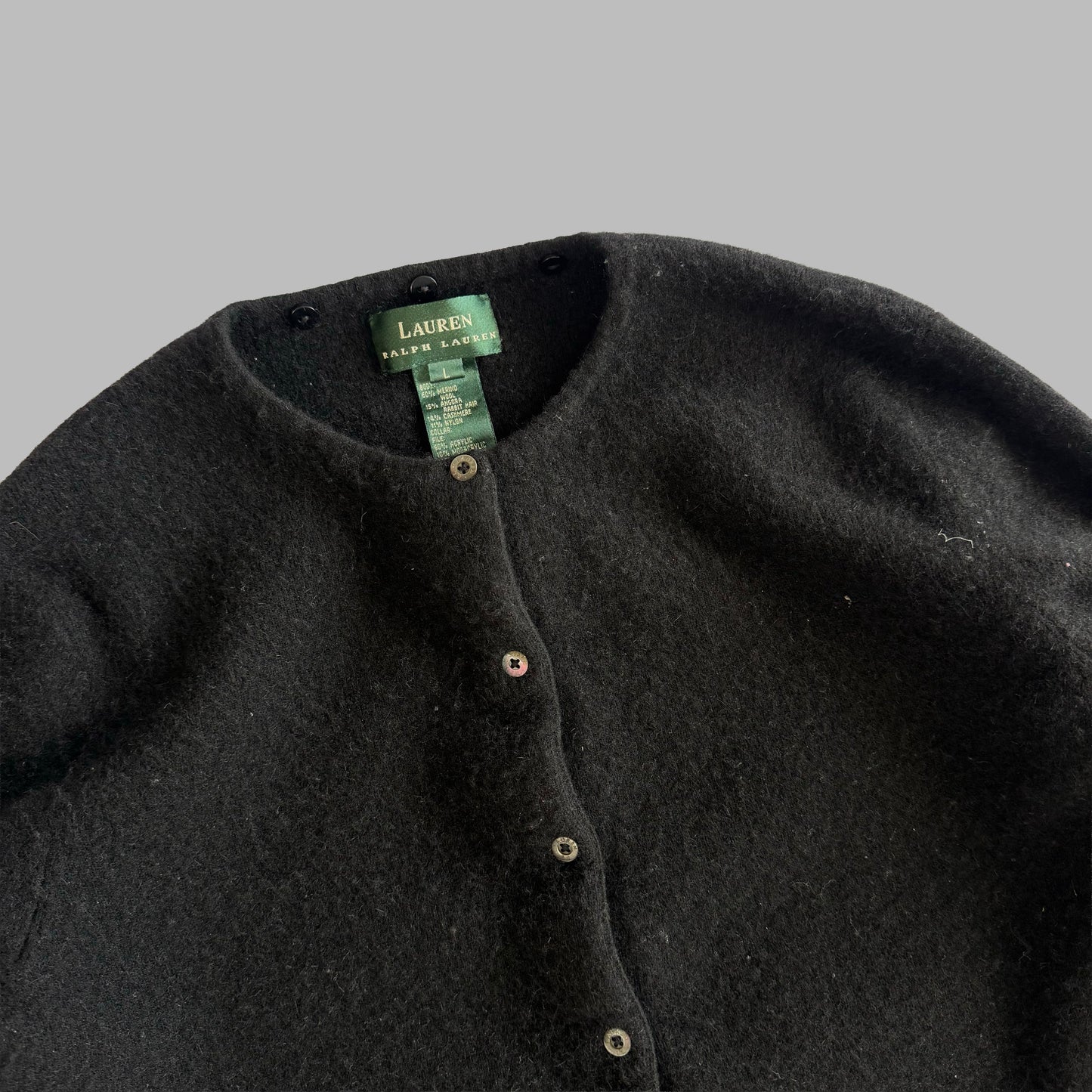 Y2K Polo Ralph Lauren Cardigan - L