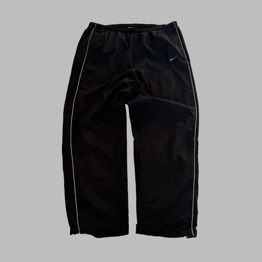 Y2K Nike Wide Leg Striped Track Pants - XL