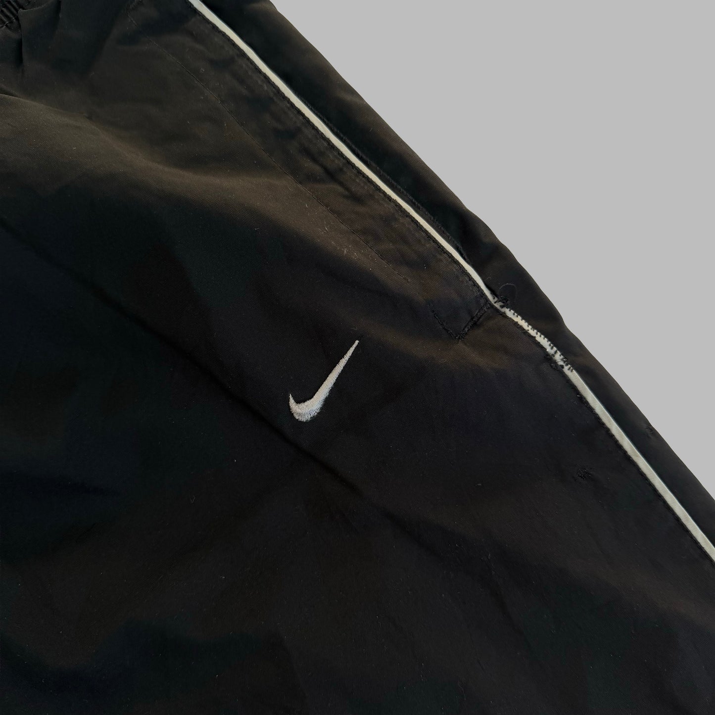 Y2K Nike Wide Leg Striped Track Pants - XL
