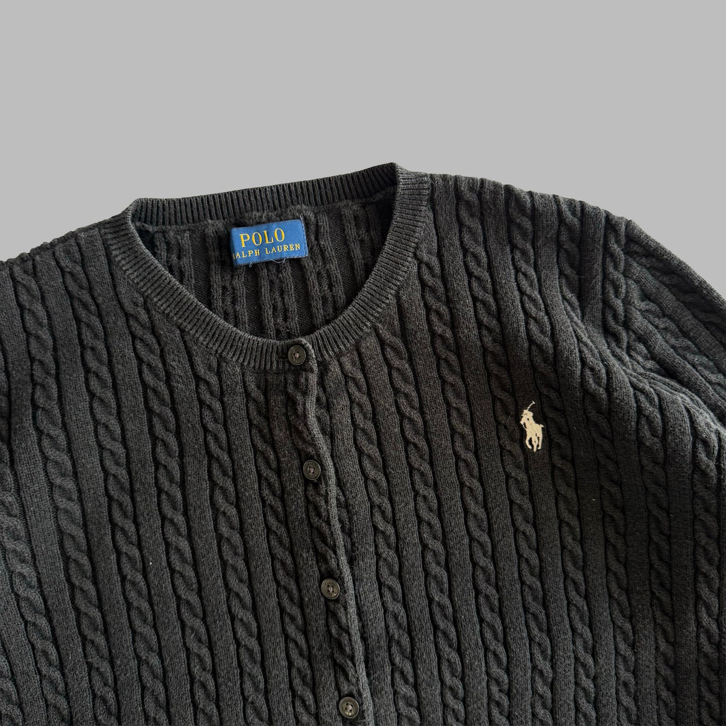 Ralph Lauren Cable Knit Cardigan - M