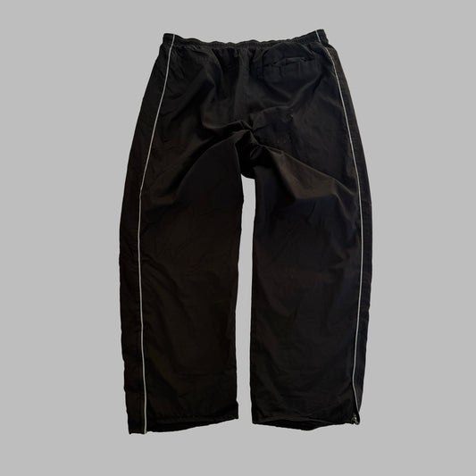 Y2K Nike Wide Leg Striped Track Pants - XL