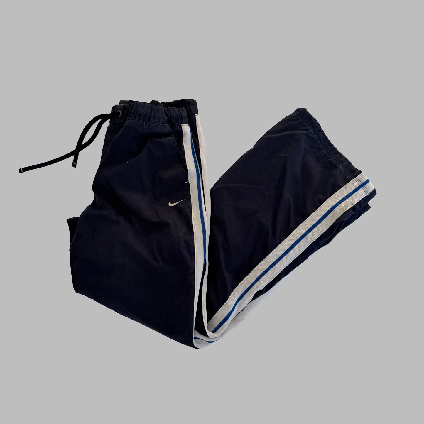 Y2K Nike Wide Leg Striped Pants - S