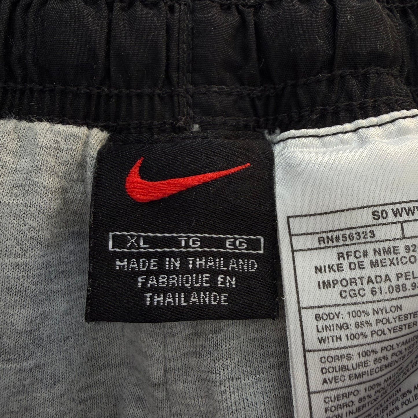 90s Nike Wide Leg Striped Track Pants - XL