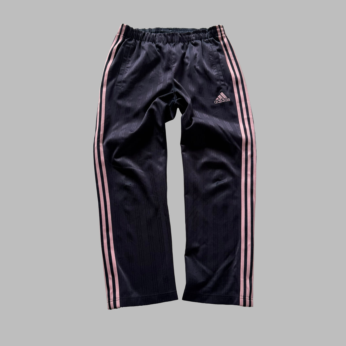 Y2K Adidas Three Stripe Active Track Legs - L