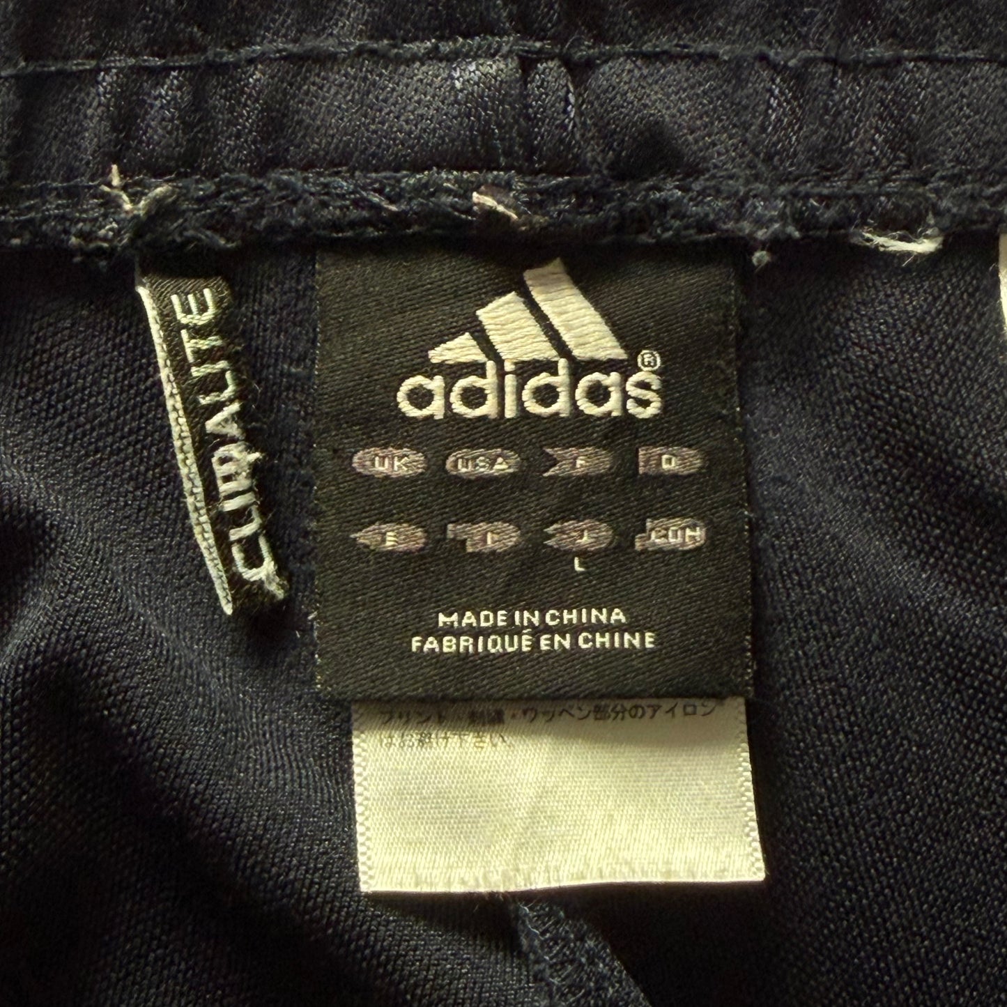 Y2K Adidas Three Stripe Active Track Legs - L