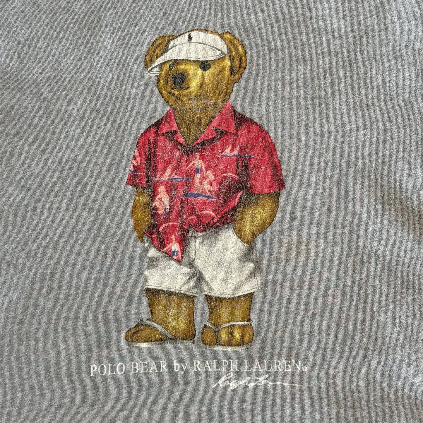 Polo Beach Bear T-Shirt - Medium