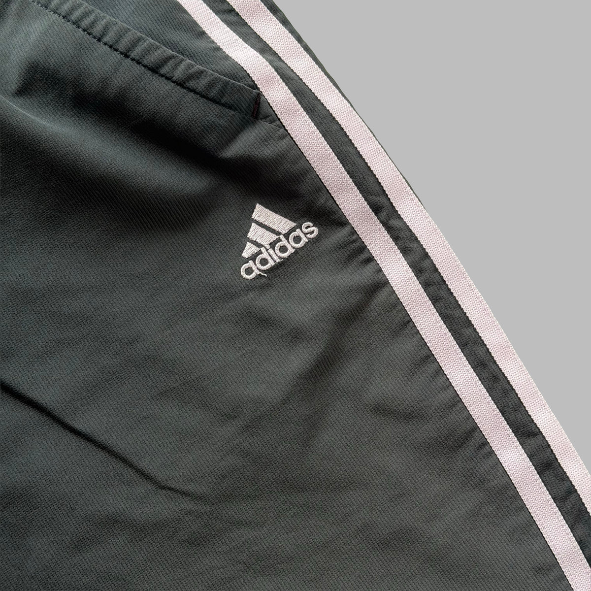 Y2K Adidas Three Stripe Track Pants - S