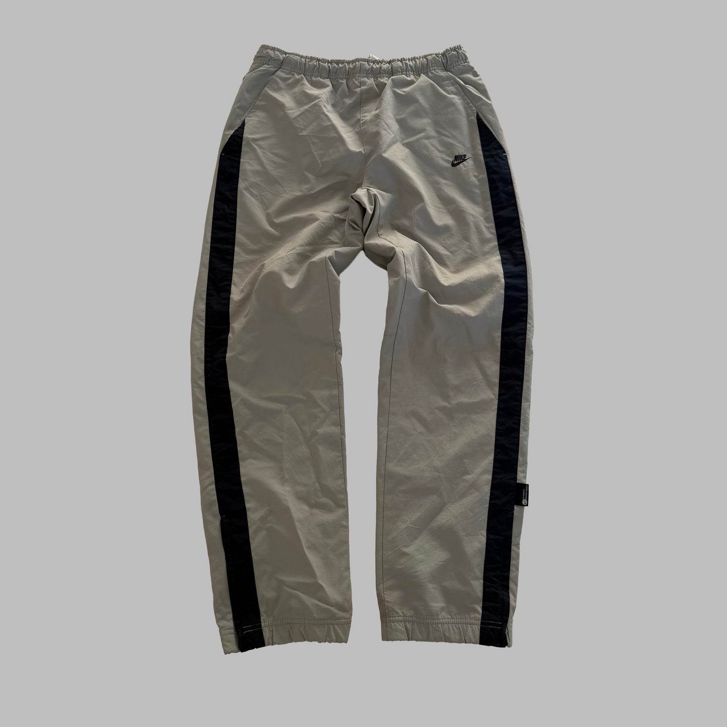 Y2K Nike Baggy Striped Track Pants - L