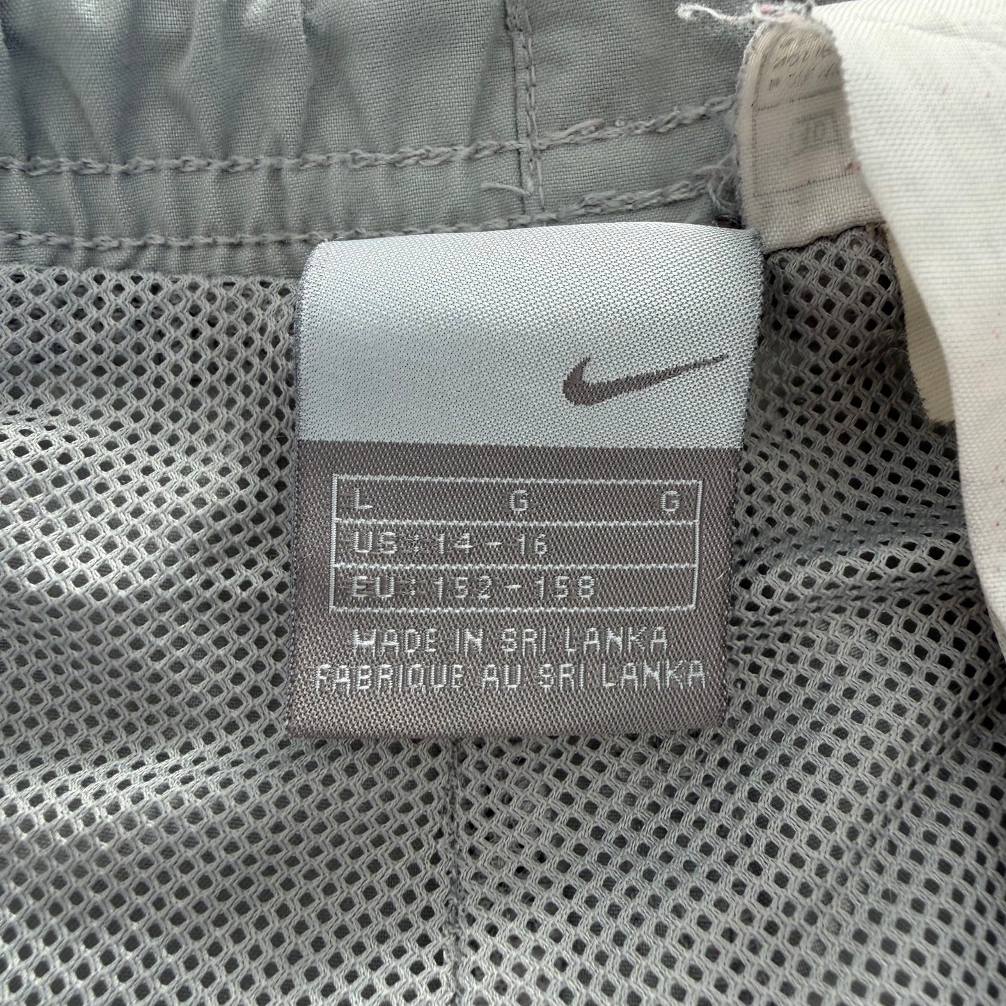 Y2K Nike Baggy Striped Track Pants - L