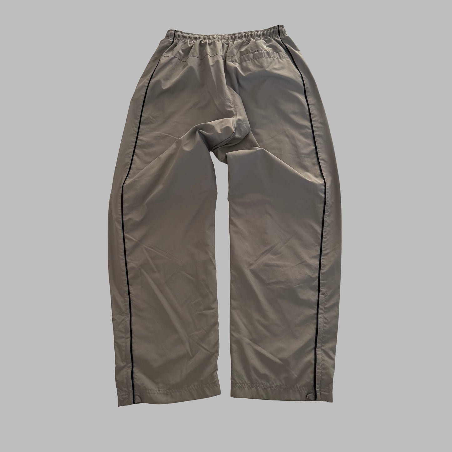 Y2K Nike Wide Led Striped Track Pants - M