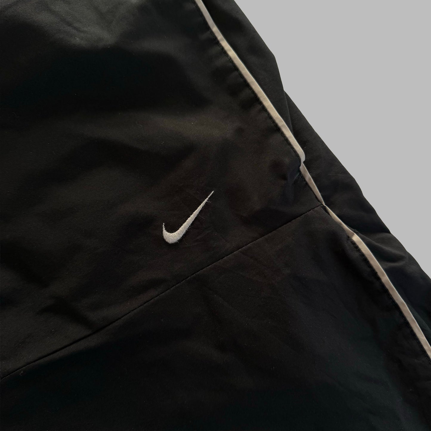 Y2K Nike Wide Leg Striped Spell Out Track Pants - XXL