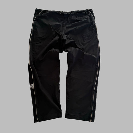 Y2K Nike Wide Leg Striped Spell Out Track Pants - XXL