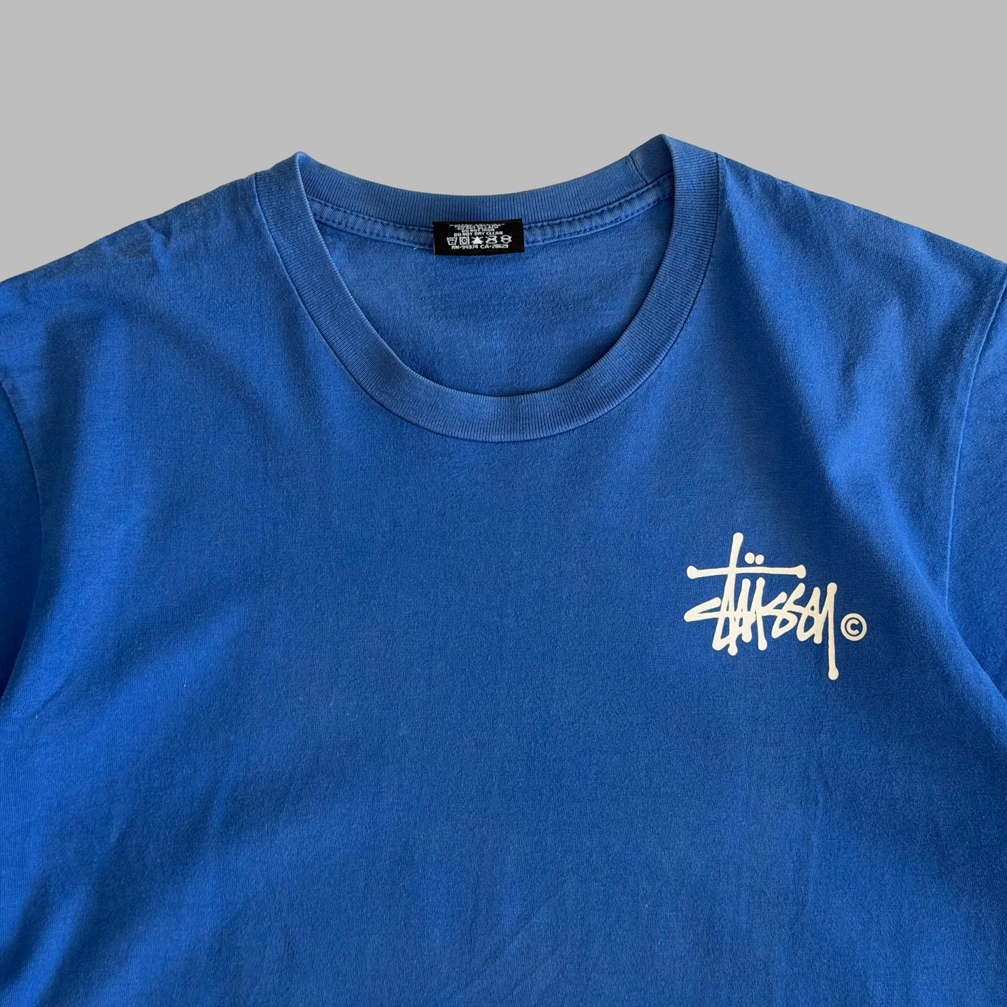 00s Stussy Spell Out T-Shirt - Medium