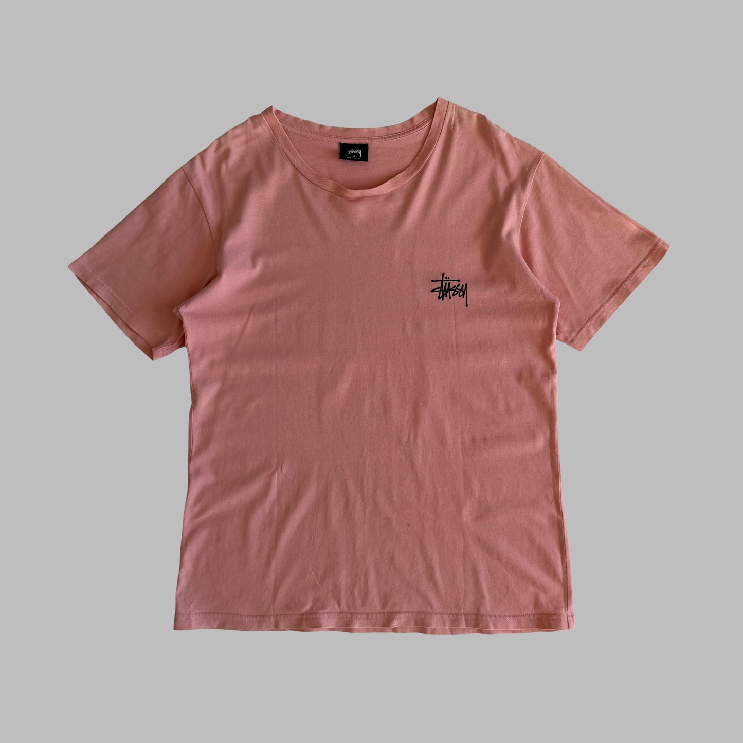 00s Stussy Spell Out T-Shirt - Medium